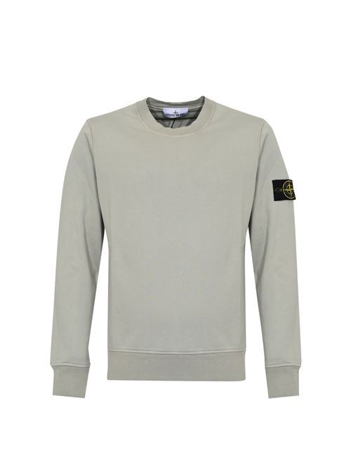 Felpa 6100060 in cotone Sage STONE ISLAND | 6100060S0051V0055